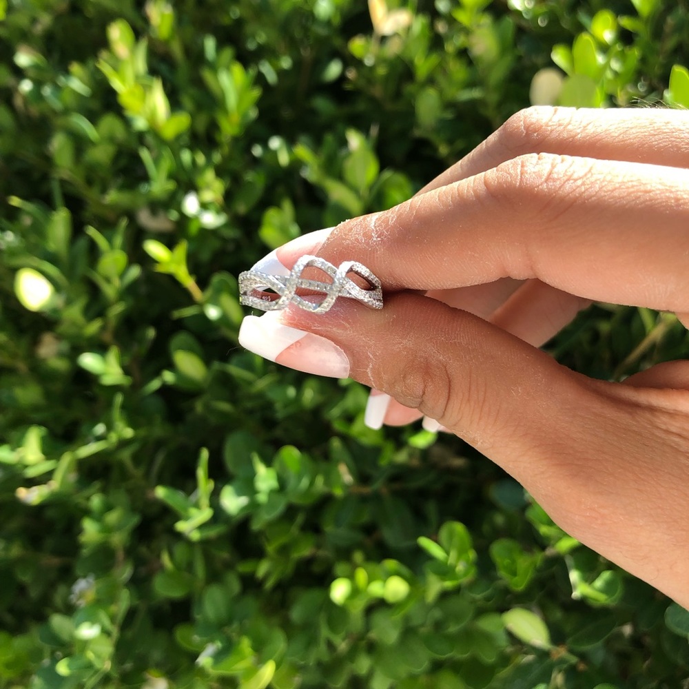 Serling silver ring